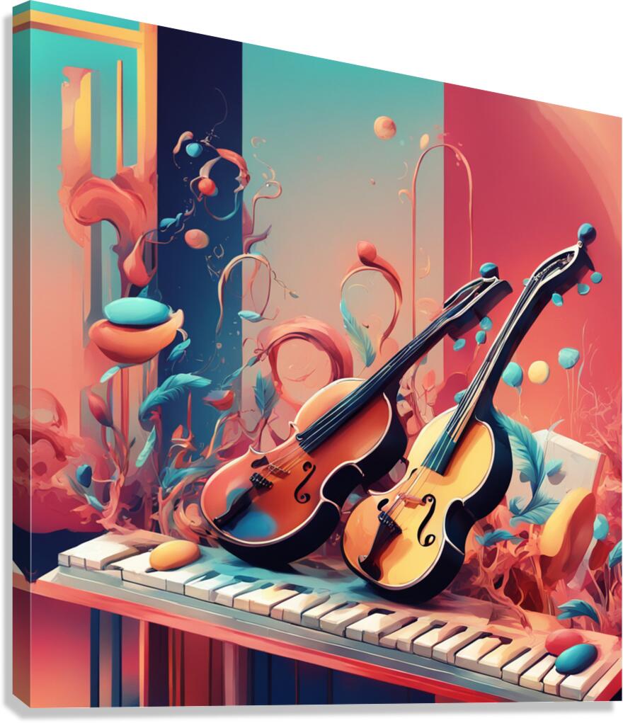 Rhythmic expression 140 Canvas Print