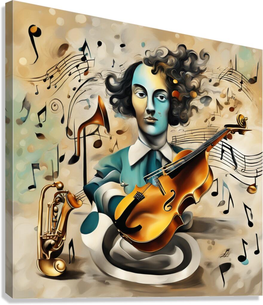 Rhythmic expression 80 Canvas Print