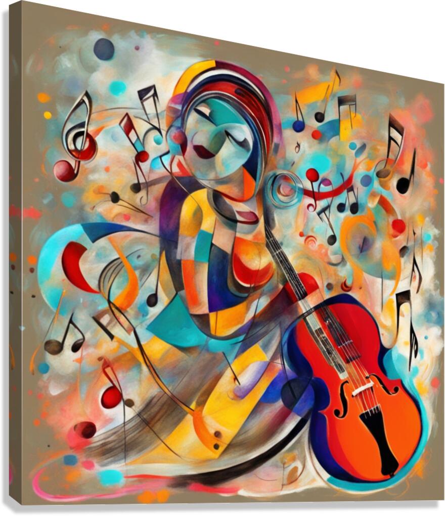Rhythmic expression 123 Canvas Print