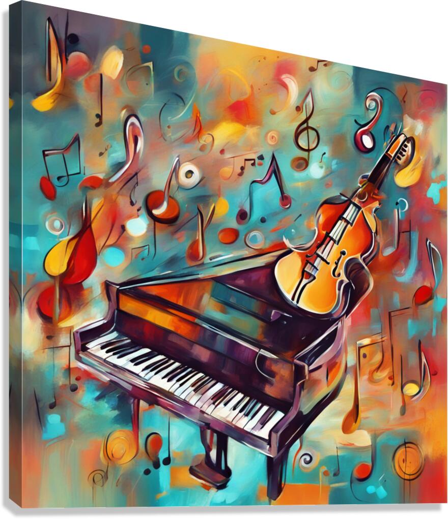 Rhythmic expression 125 Canvas Print