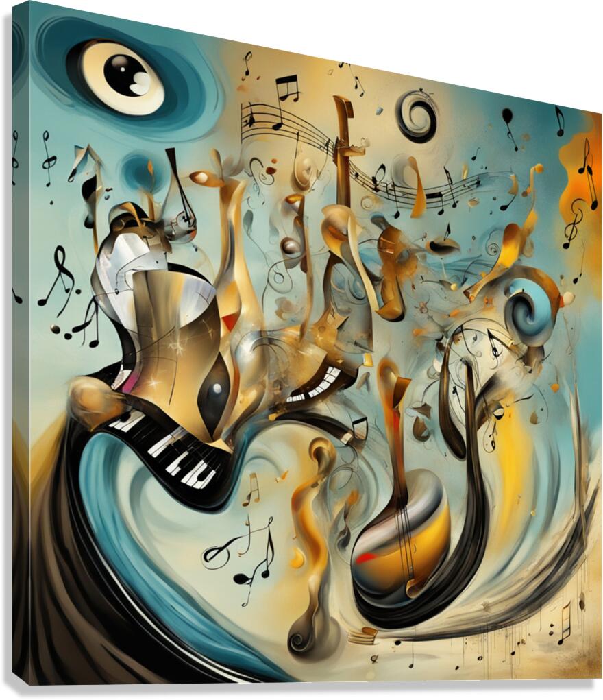 Rhythmic expression 102 Canvas Print