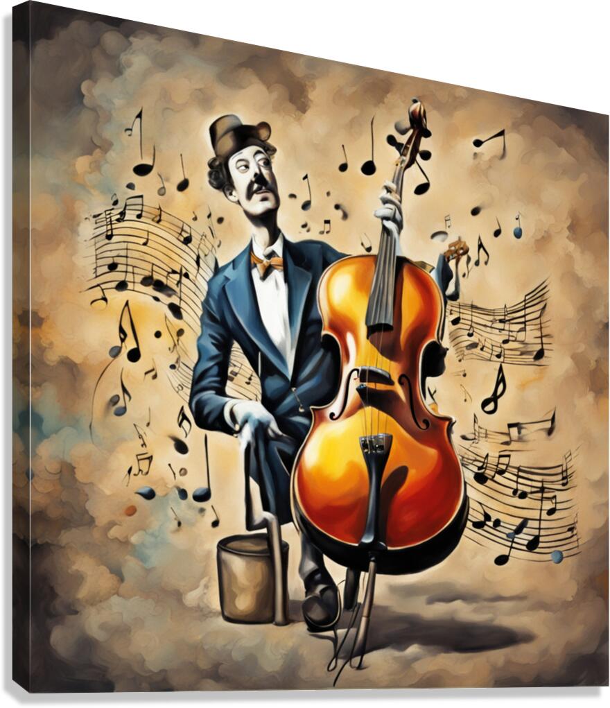 Rhythmic expression 100 Canvas Print