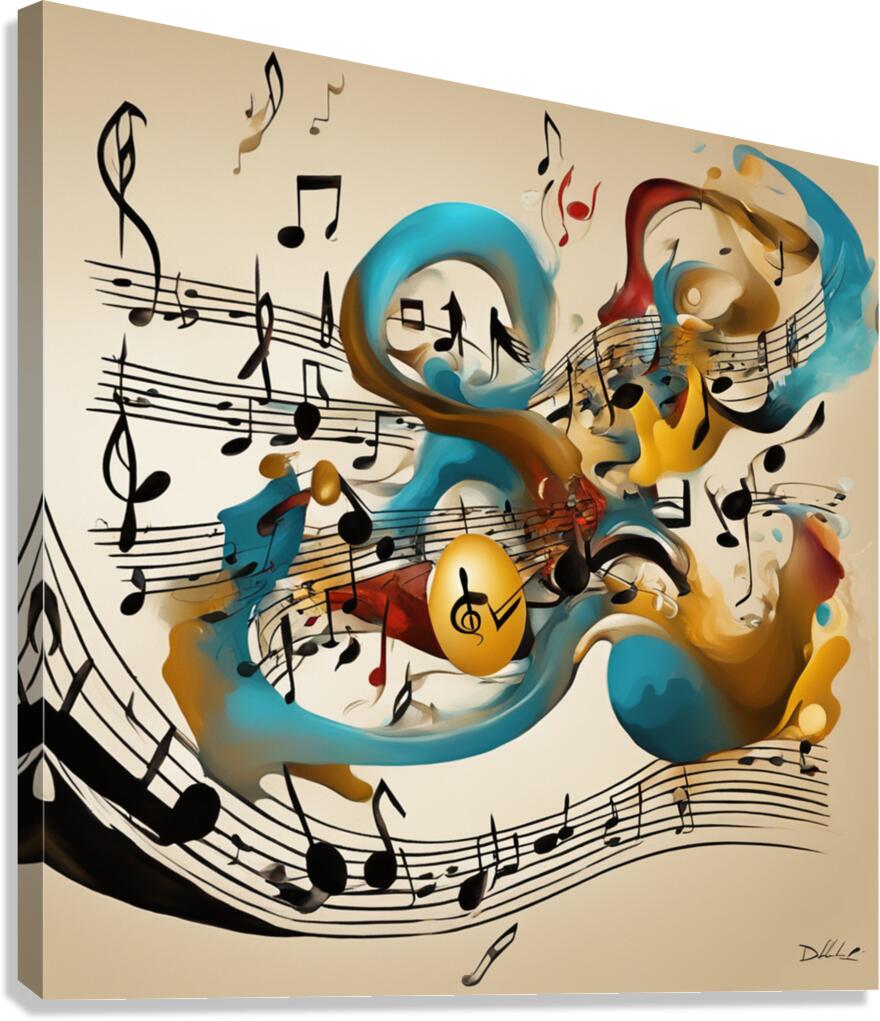 Rhythmic expression 97 Canvas Print