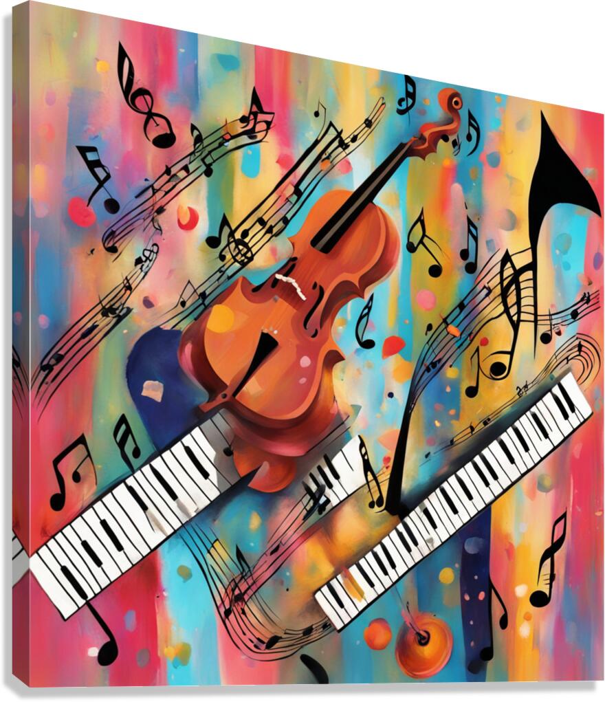 Rhythmic expression 127 Canvas Print