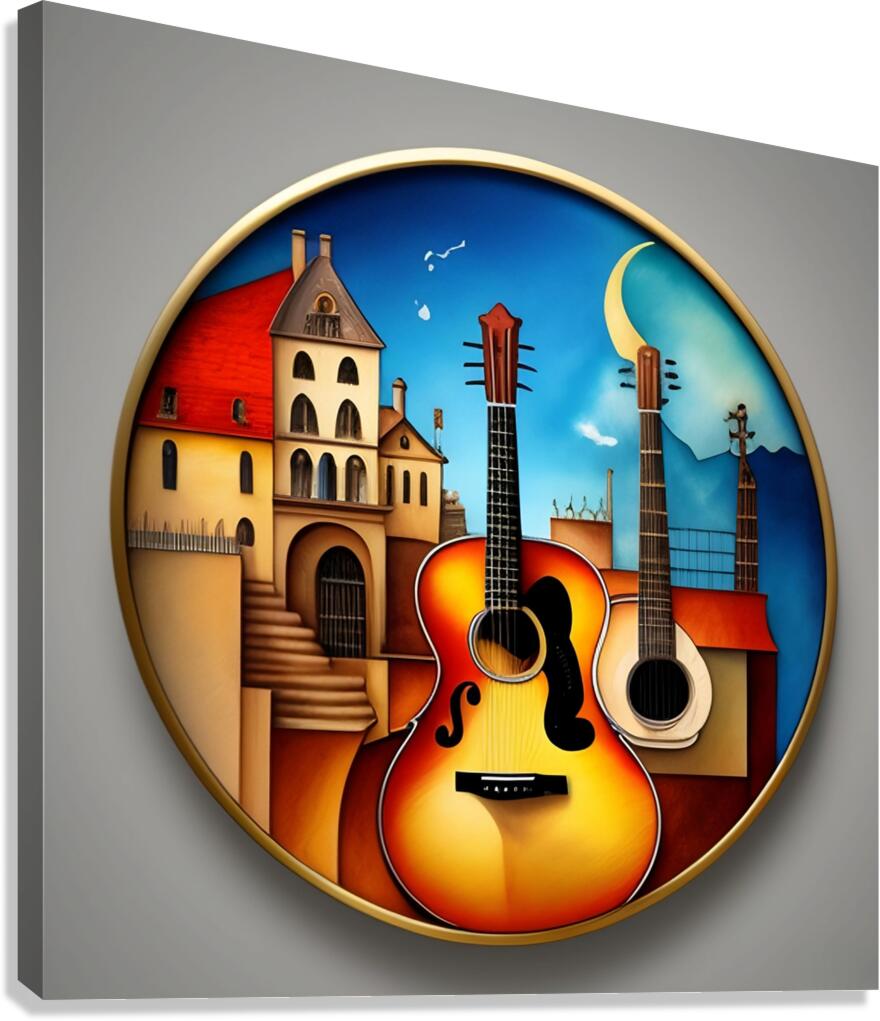 Musical Mosaic 11 Canvas Print