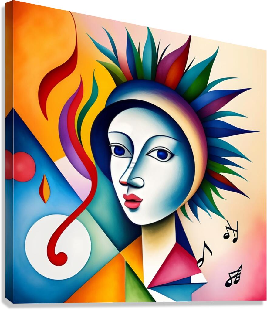 Creative Contrast Canvas Print