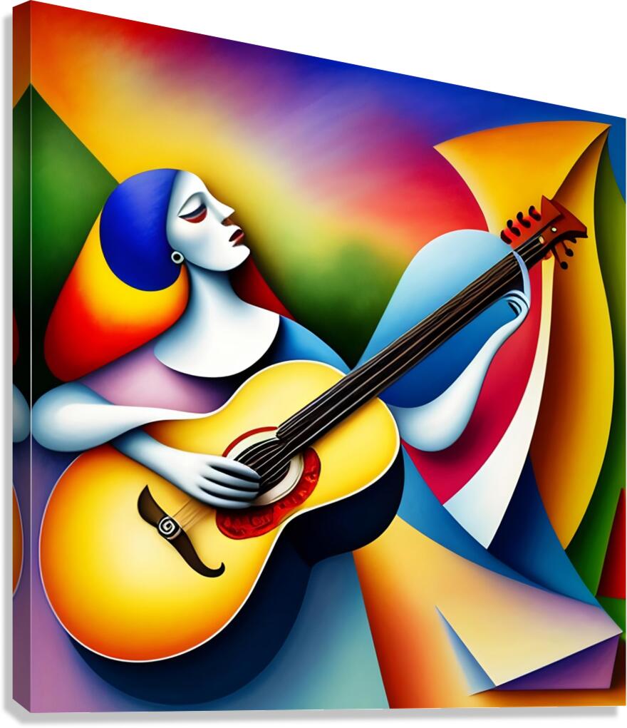 Musical Mosaic 6 Canvas Print