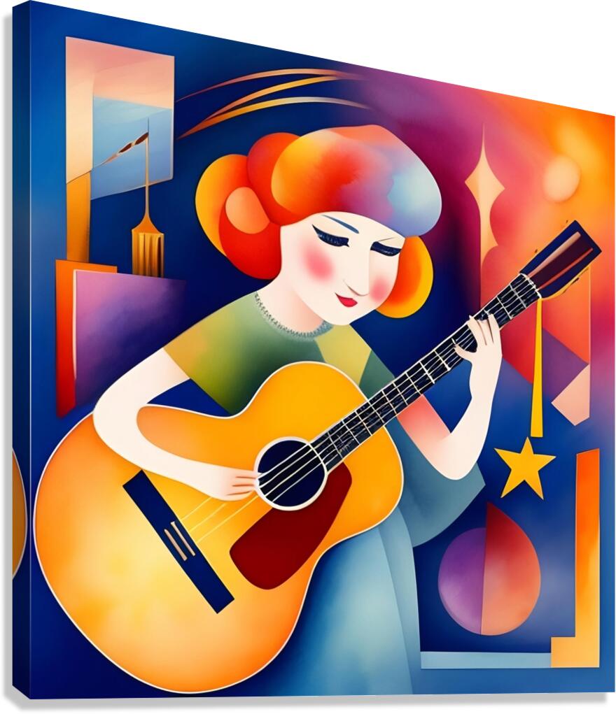 Musical Mosaic 51 Canvas Print