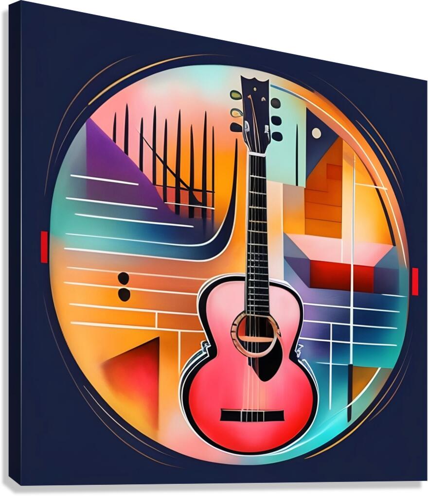 Musical Mosaic 50 Canvas Print