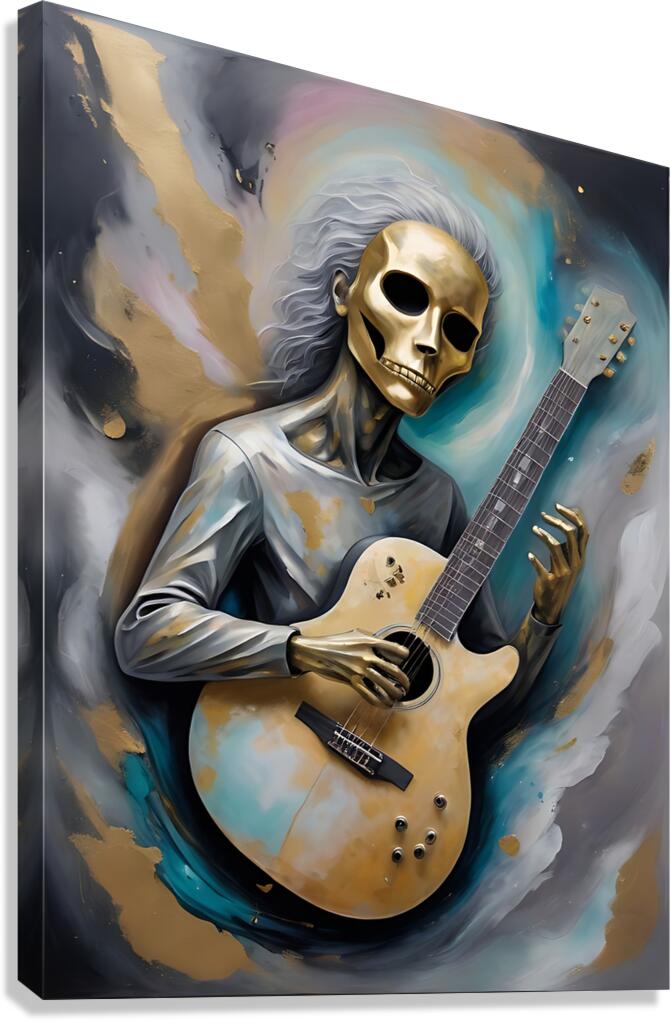 Guitar Ghost 13 Canvas Print