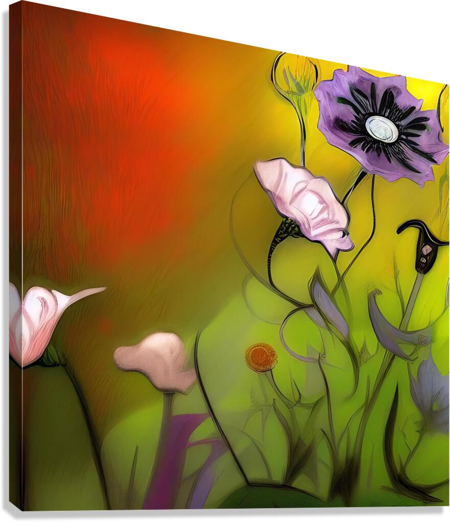 Beautiful flower art 2 Canvas Print