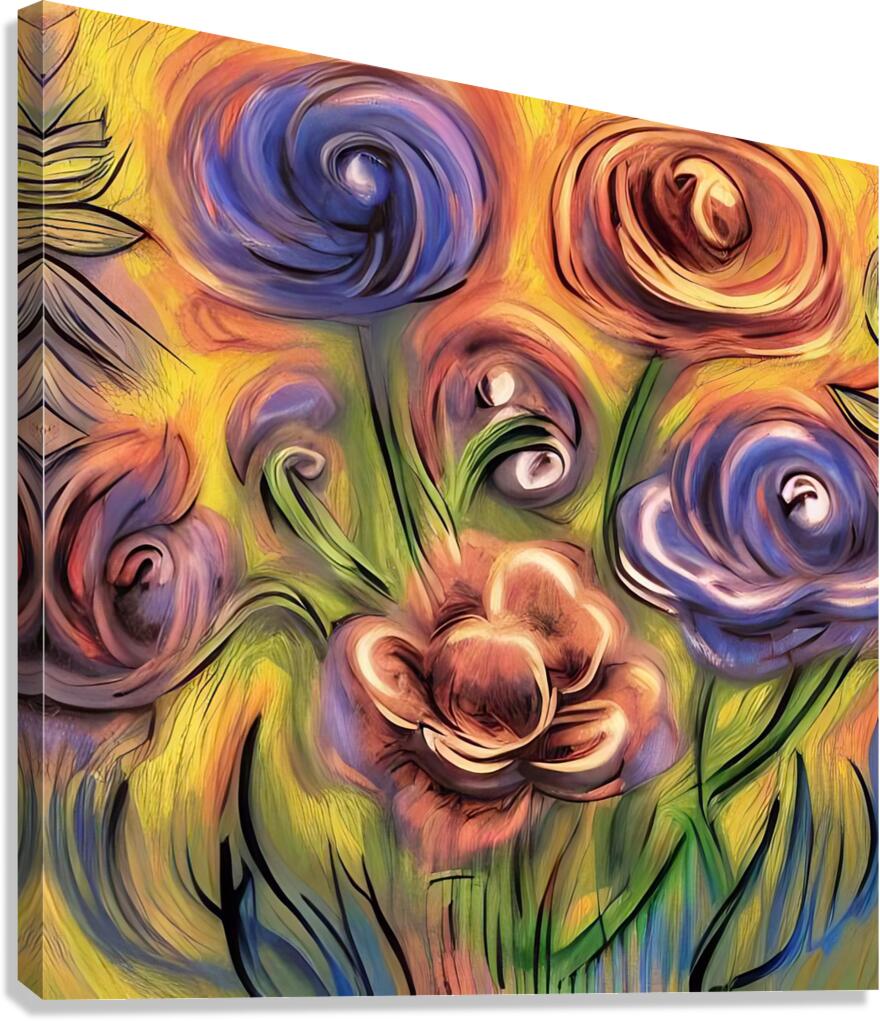 Beautiful Flower Art Canvas Print