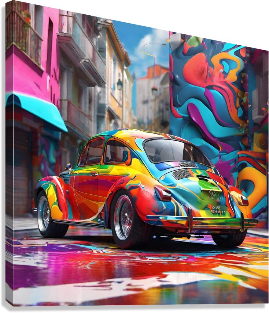 Retro Ride 9 Canvas Print