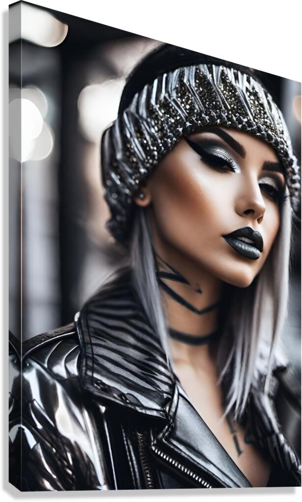 The World of Face Art 67 Canvas Print