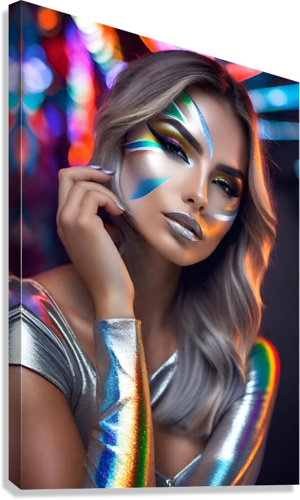 The World of Face Art 75 Canvas Print