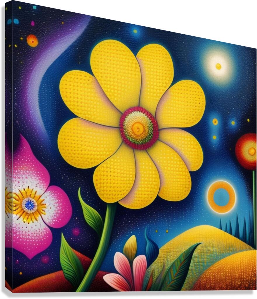 Flower Dreamscape Canvas Print