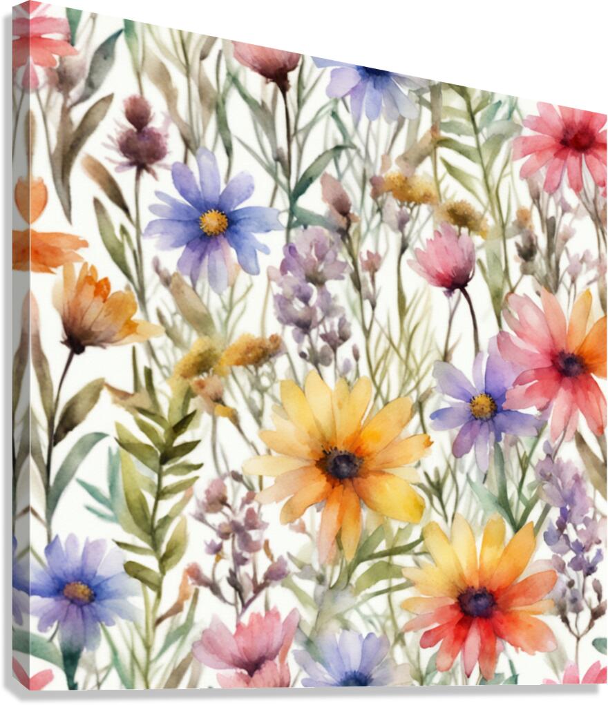 Wild flowers Canvas Print