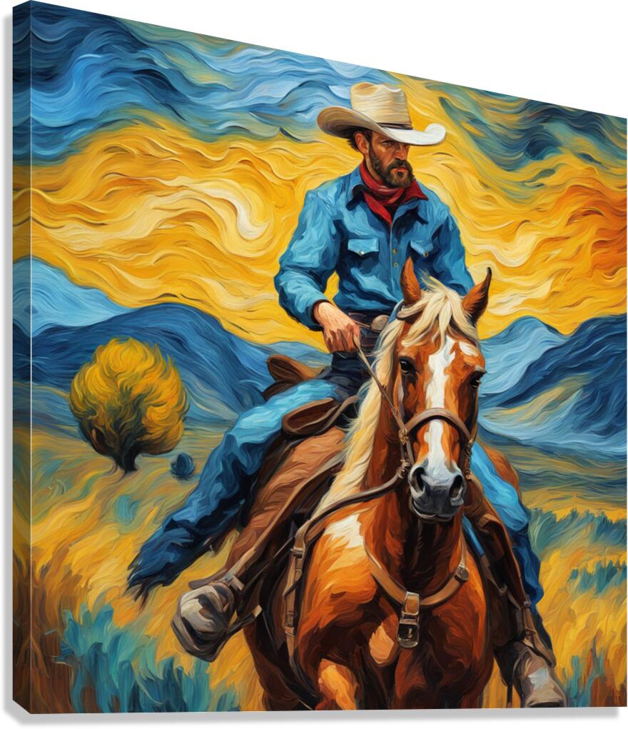 Cowboy 4 Canvas Print