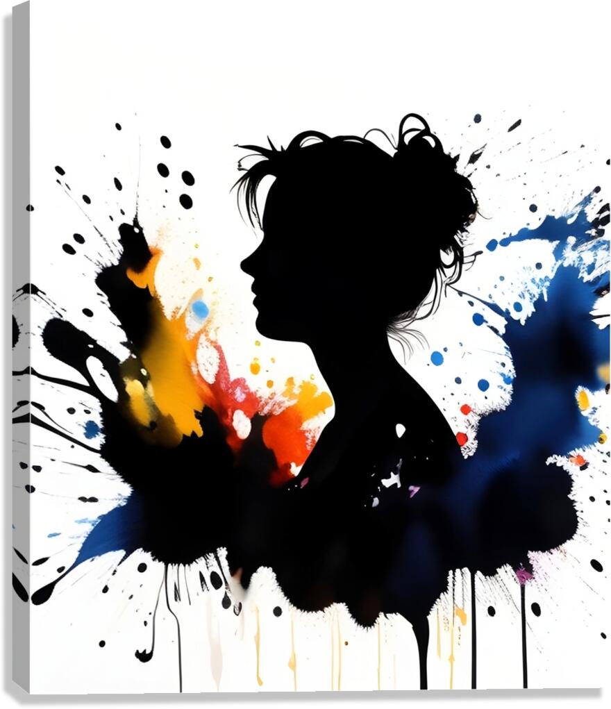 Silhouette  Canvas Print
