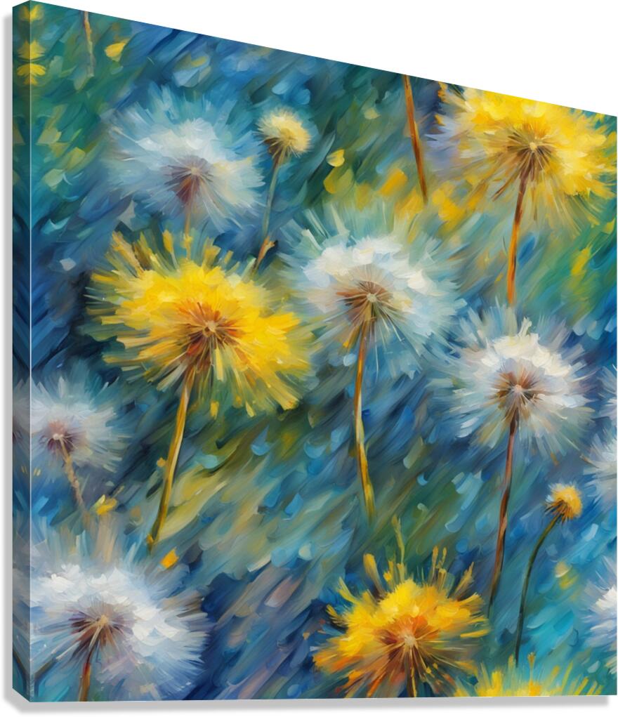 Dandelion Delight Canvas Print