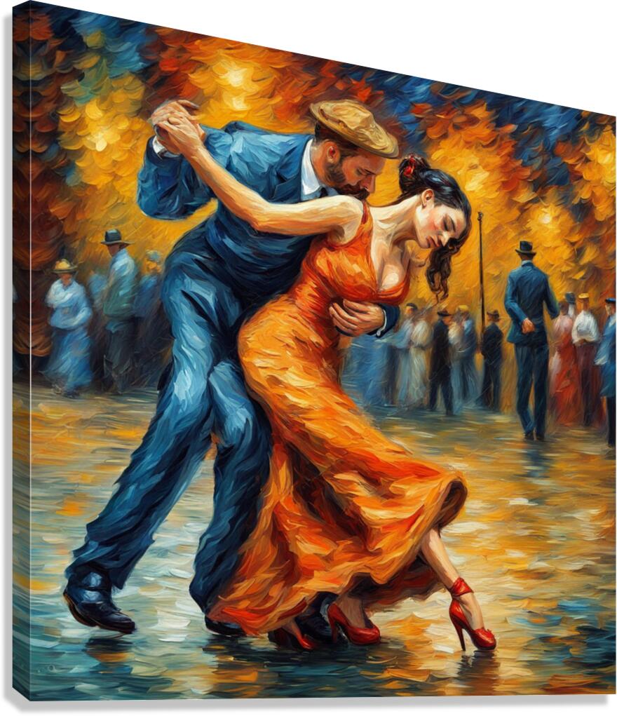 Dancing with Passion6 Canvas Print