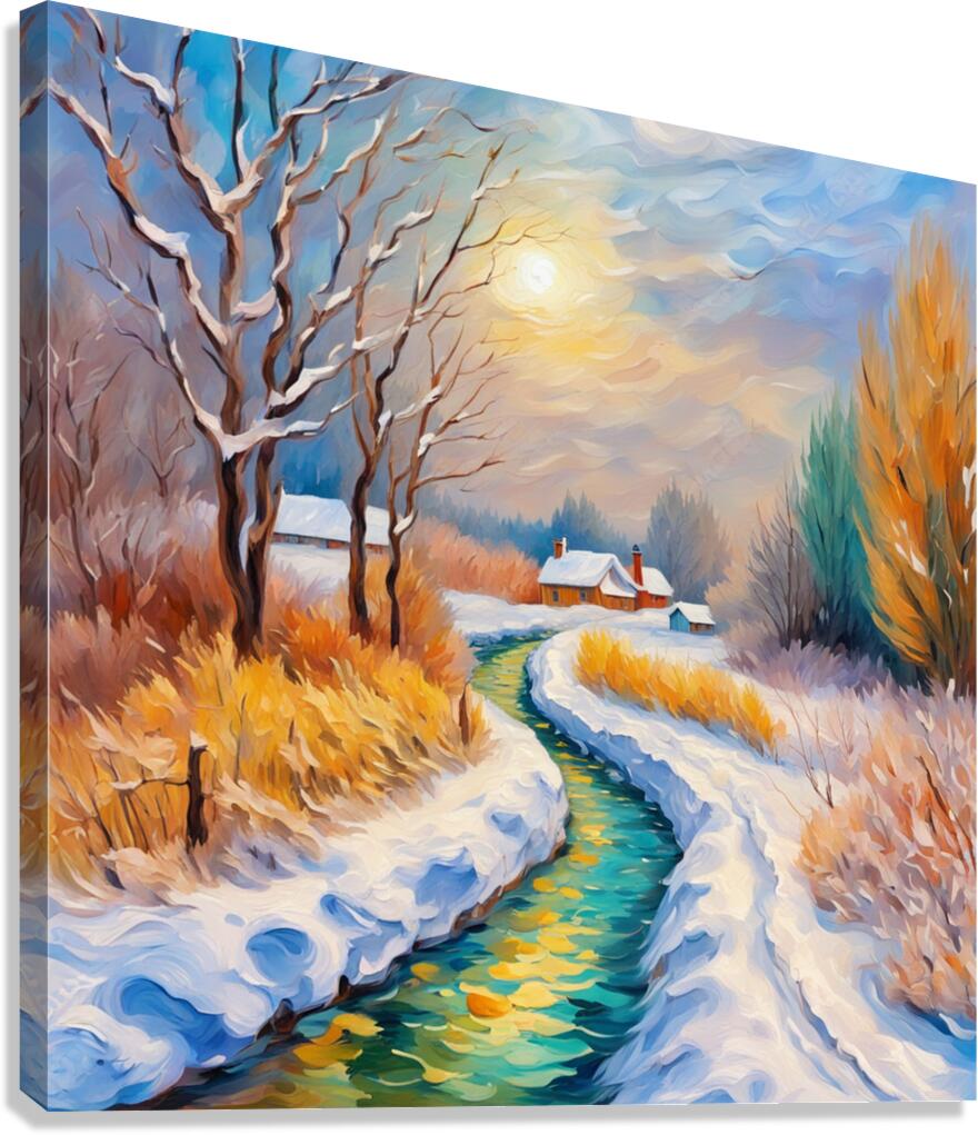 Winter Landscape 4 Canvas Print