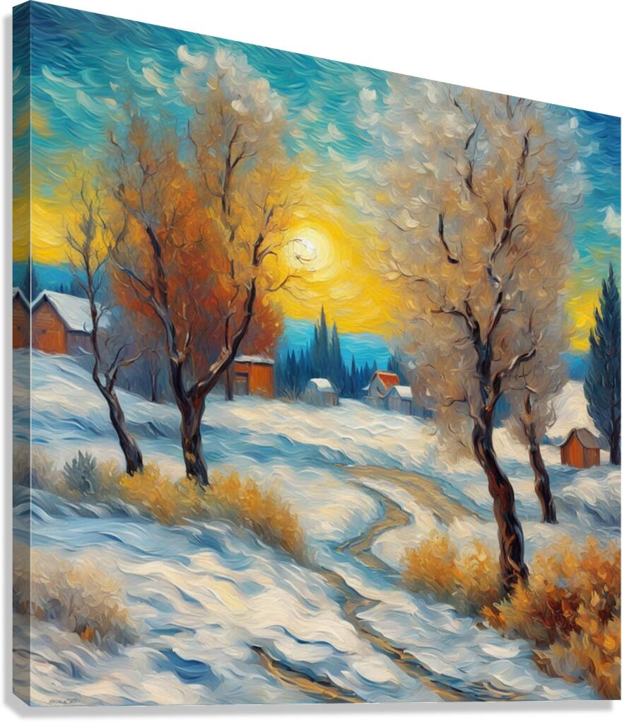 Winter Landscape 13 Canvas Print