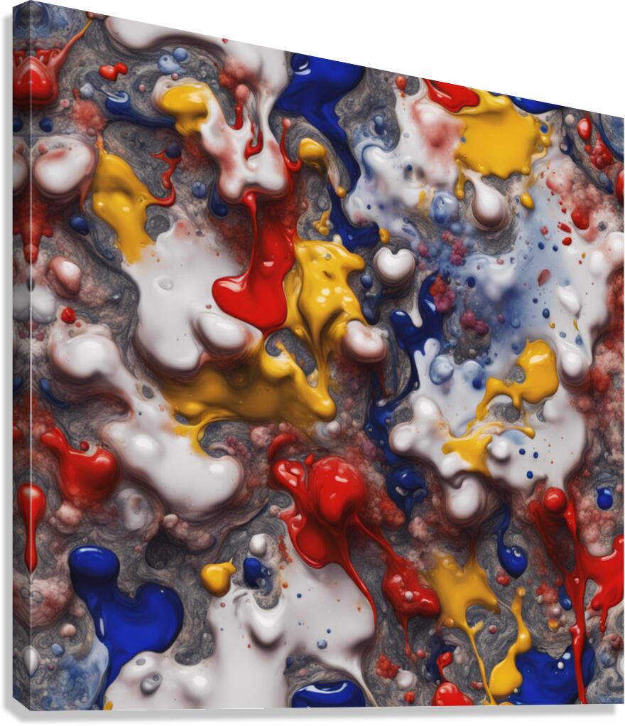 Liquid Symphony 28 Canvas Print