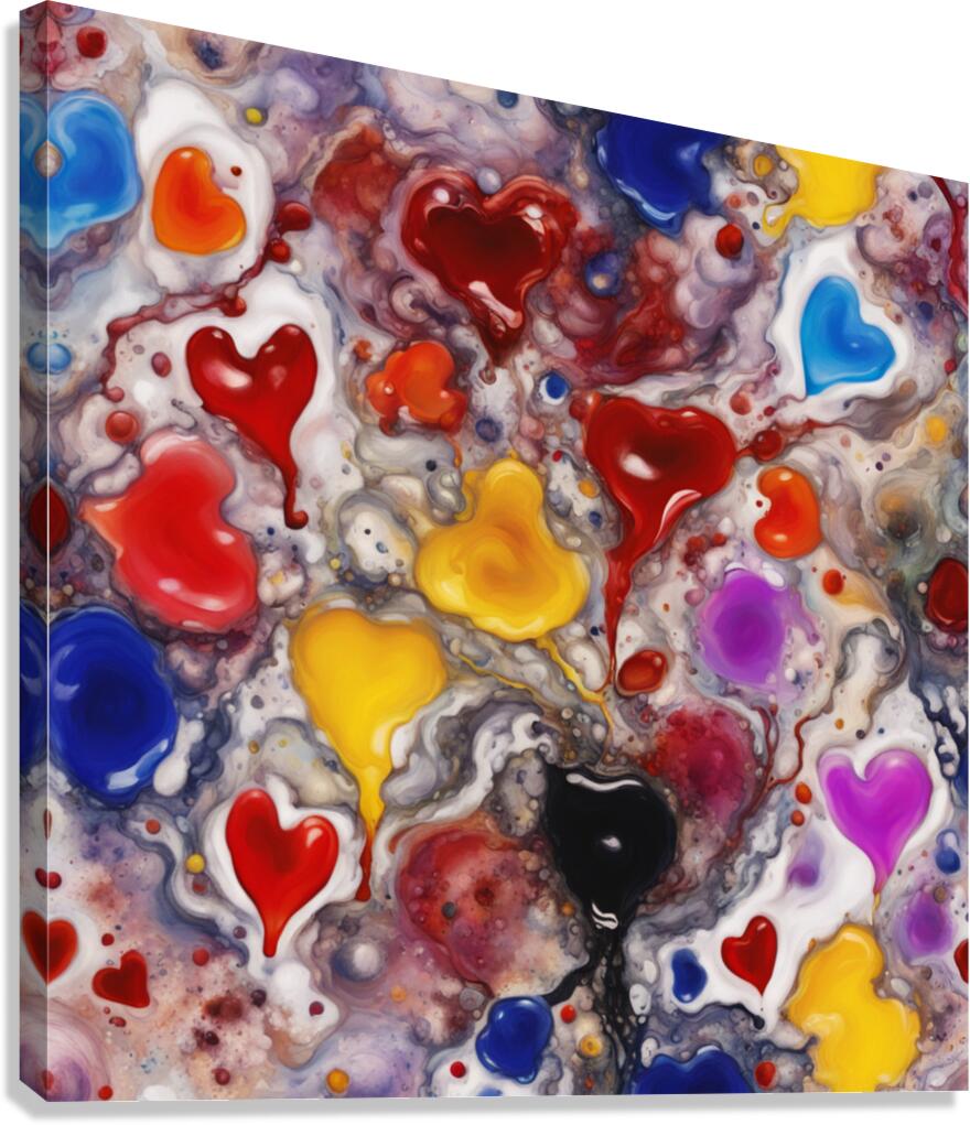 Liquid Symphony 3 Canvas Print