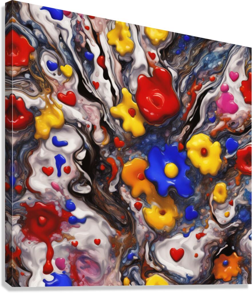 Liquid Symphony 16 Canvas Print
