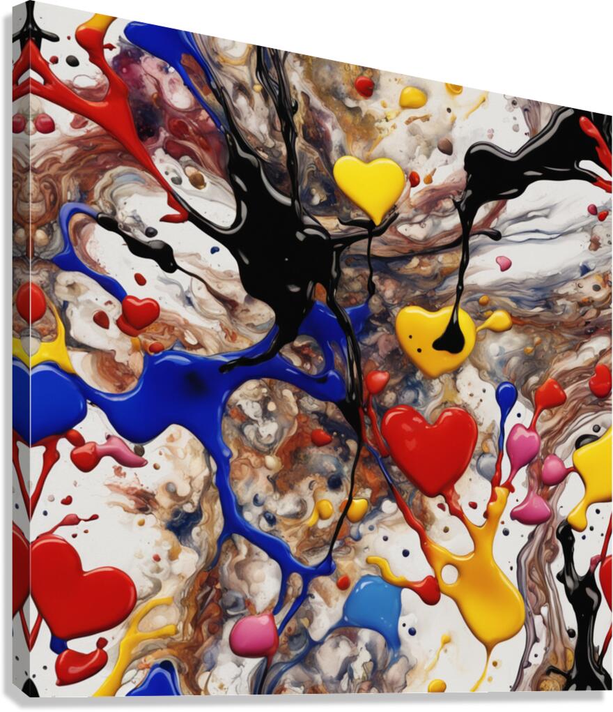 Liquid Symphony 7 Canvas Print