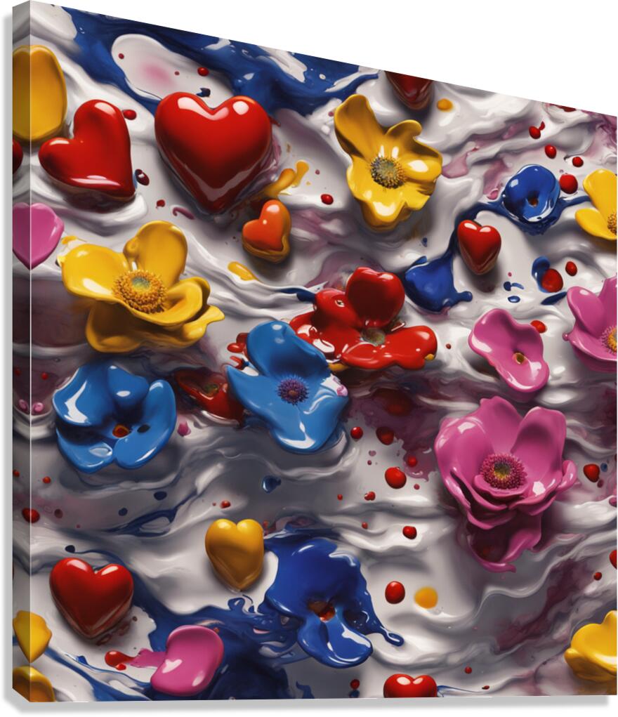 Liquid Symphony 19 Canvas Print