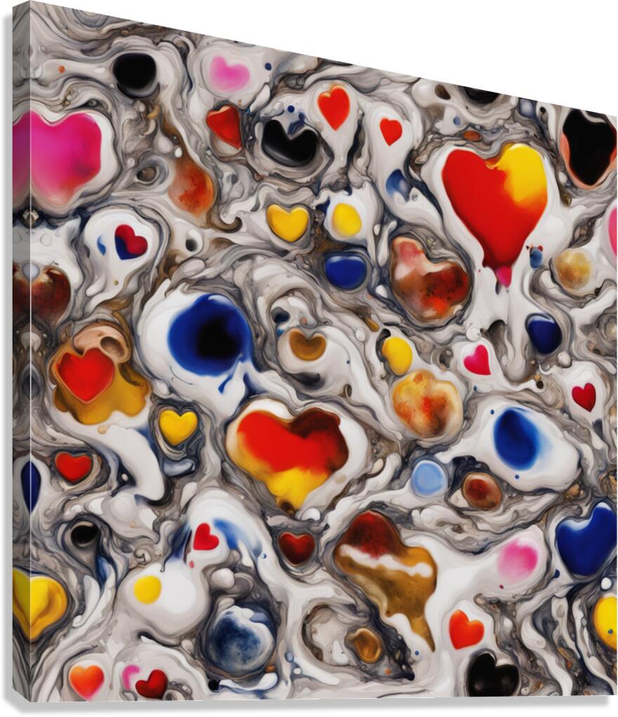Liquid Symphony 20 Canvas Print
