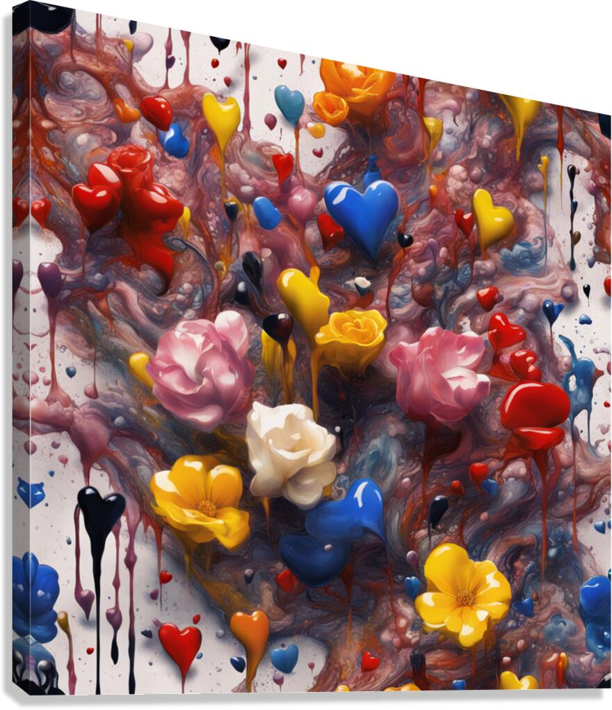 Liquid Symphony 2 Canvas Print