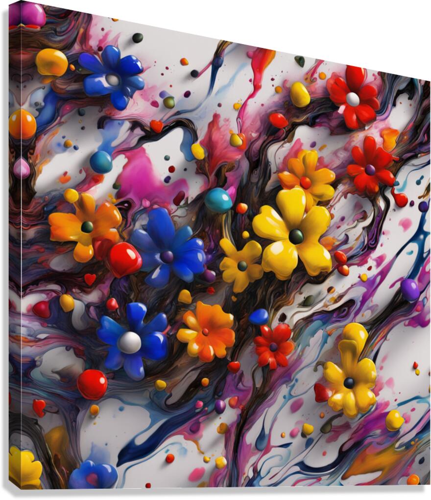 Liquid Symphony Canvas Print