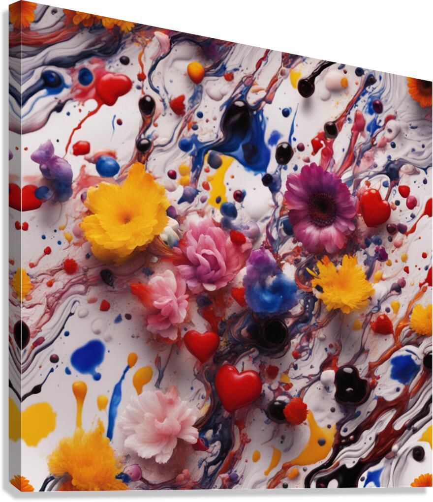 Liquid Symphony 18 Canvas Print