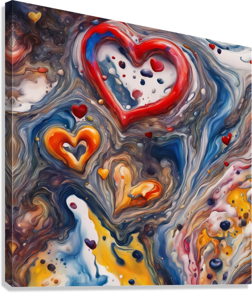 Liquid Symphony 27 Canvas Print