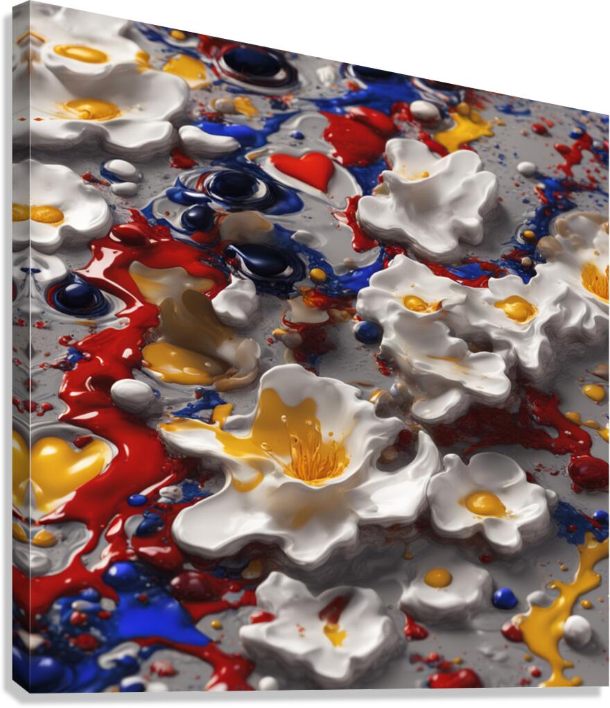 Liquid Symphony 4 Canvas Print