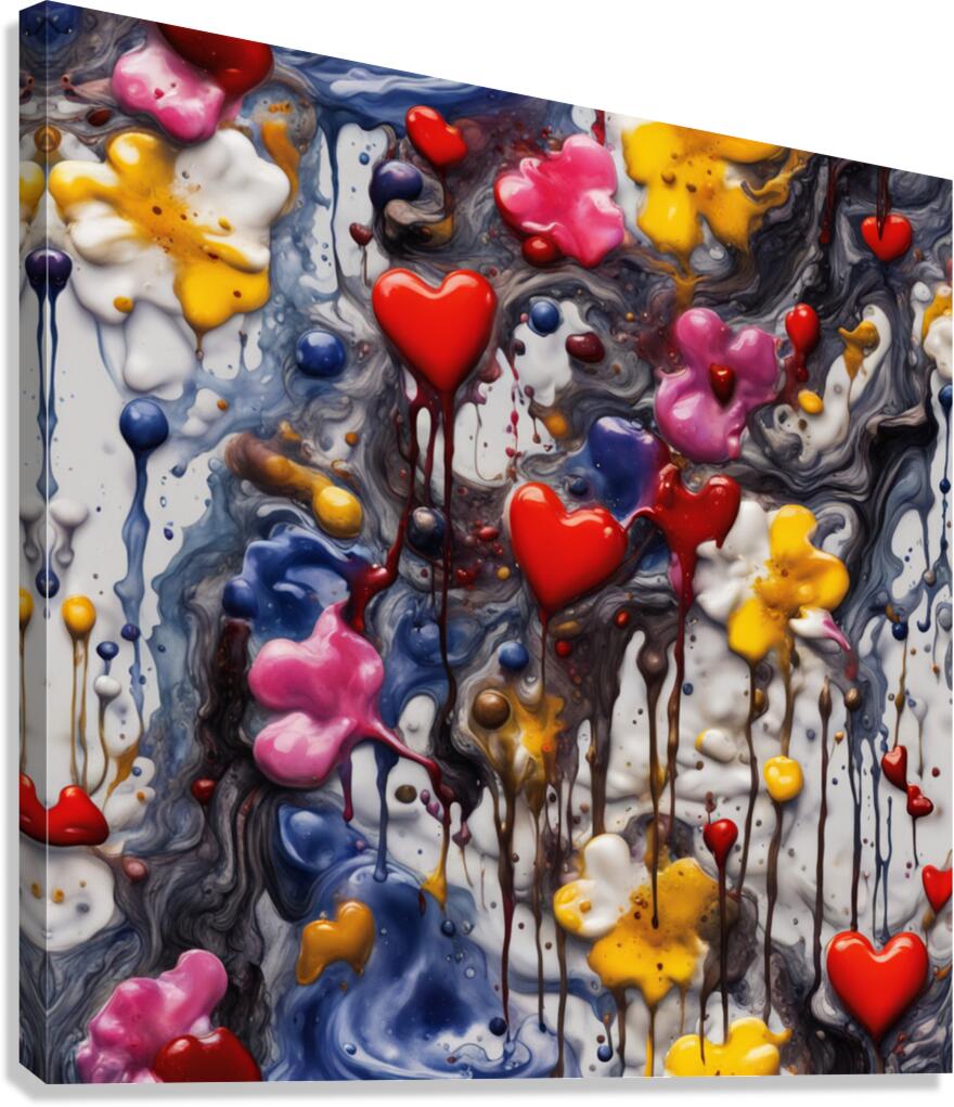 Liquid Symphony 21 Canvas Print