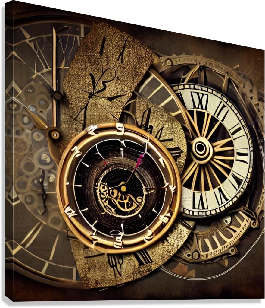 Clock 2 Canvas Print