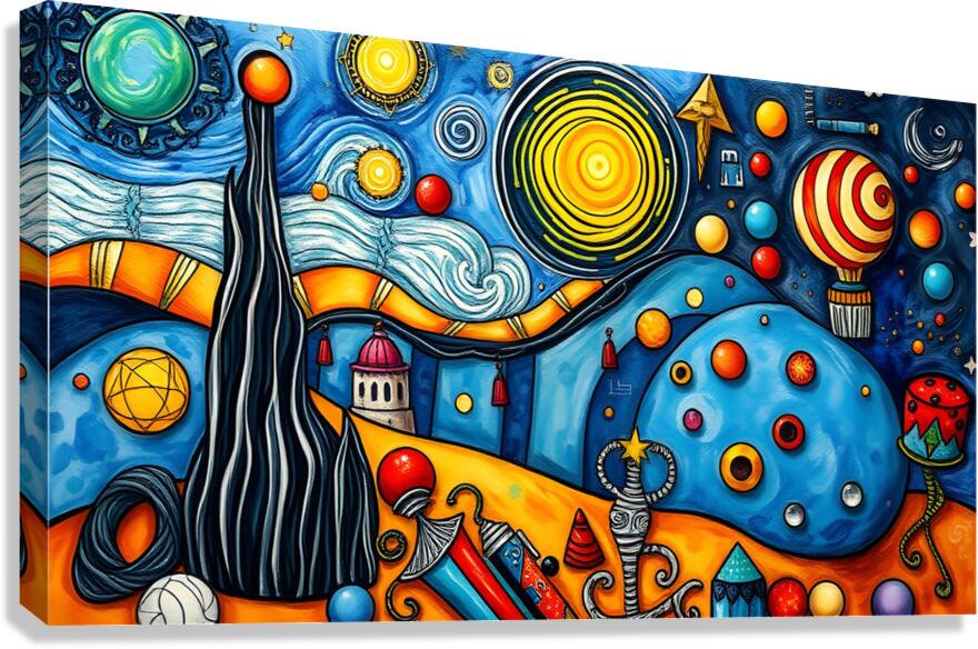 Fantasy world  3 Canvas Print