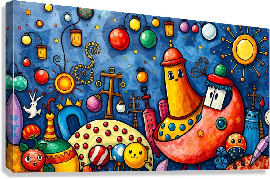 Fantasy world  4 Canvas Print