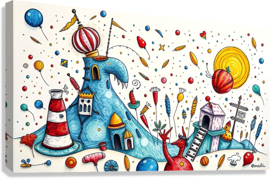 Fantasy world  5 Canvas Print
