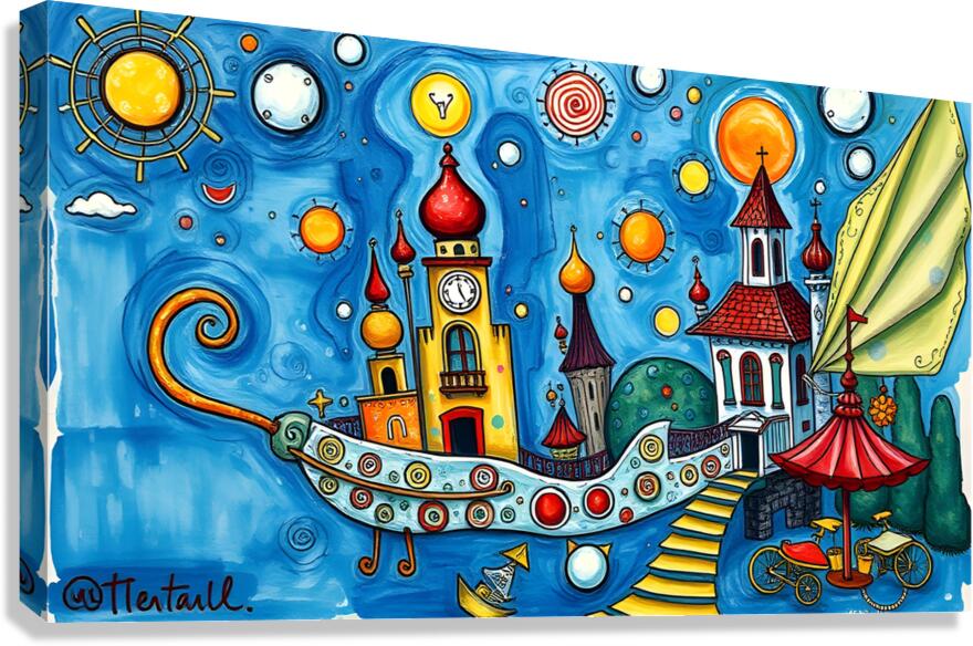 Fantasy world  11 Canvas Print