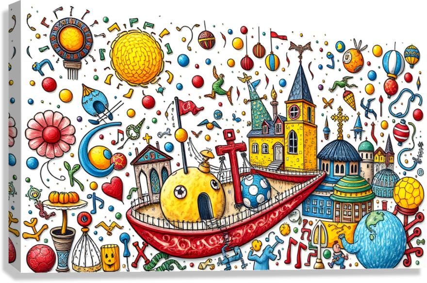 Fantasy world  14 Canvas Print