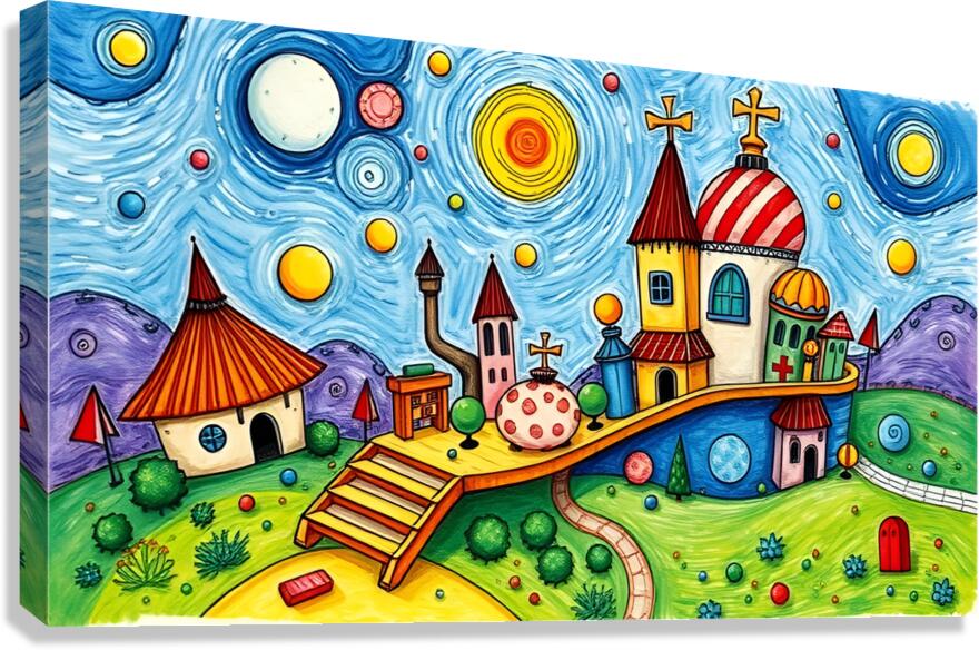 Fantasy world  17 Canvas Print