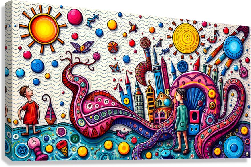 Fantasy world  22 Canvas Print
