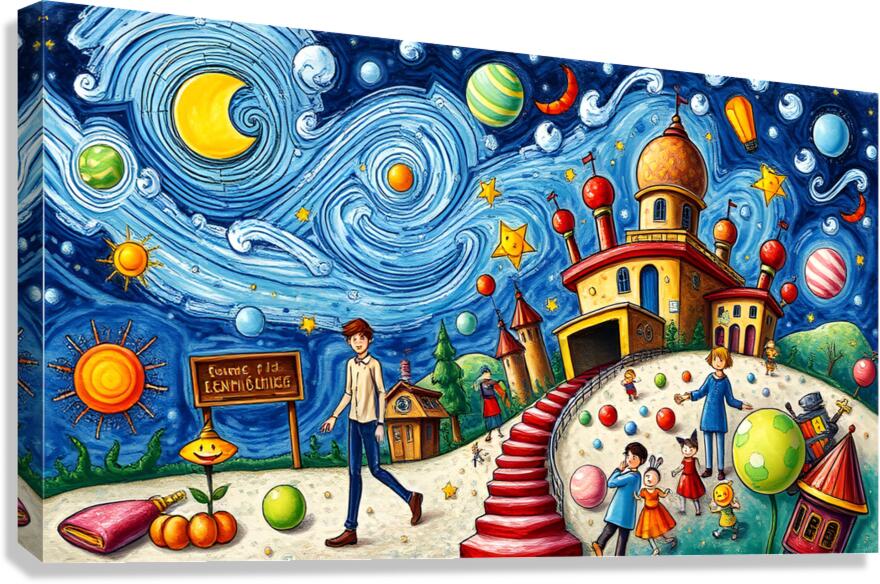 Fantasy world  32 Canvas Print