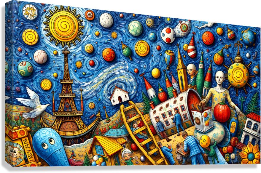 Fantasy world  34 Canvas Print