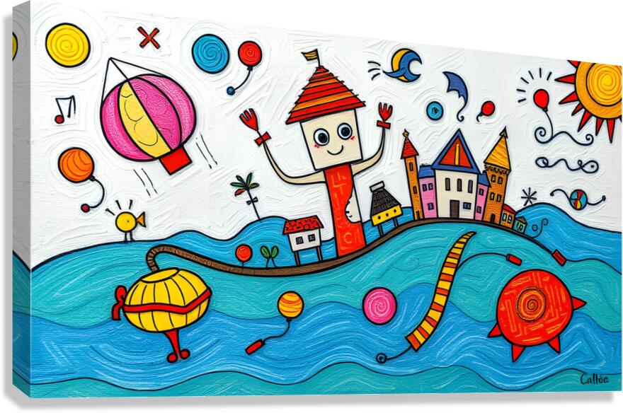 Fantasy world  35 Canvas Print